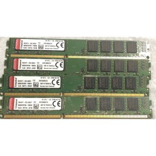 DDR3 32gb(8gb×4)デスクトップPC用メモリ(PCパーツ)