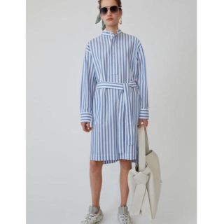 アクネ(ACNE)のAcne Studios ストライプシャツ(シャツ/ブラウス(半袖/袖なし))