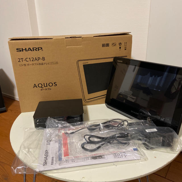 SHARP AQUOS ポータブル 録画タイプ　2T-C12AP-B