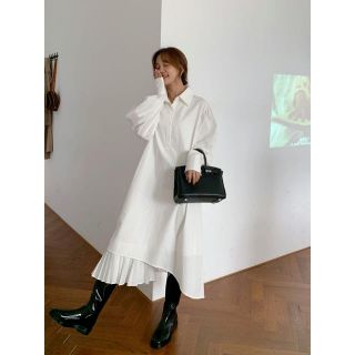 ディーホリック(dholic)のホワイトワンピース☆ ALICE  DRESS WHITE(ロングワンピース/マキシワンピース)