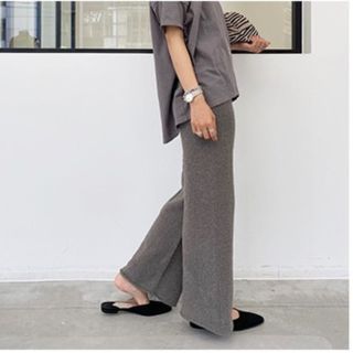 アパルトモンドゥーズィエムクラス(L'Appartement DEUXIEME CLASSE)の新品■LAUREN MANOOGIAN■KNIT pants■アパルトモン(カジュアルパンツ)