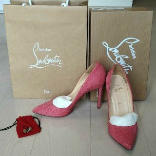 クリスチャンルブタン(Christian Louboutin)のクリスチャンルブタン ハイヒール パイソン ピンク(ハイヒール/パンプス)