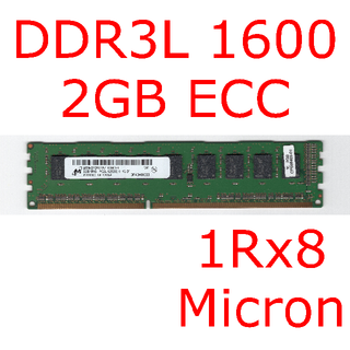 DDR3L ECC 2GB 1枚 計2GB [D3#M16.2](PCパーツ)