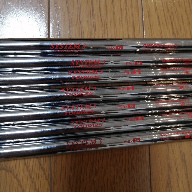日本シャフト(ニホンシャフト)のモーダス　システム3 125 S 7本 新品即抜き　シャフト　アイアン スポーツ/アウトドアのゴルフ(クラブ)の商品写真
