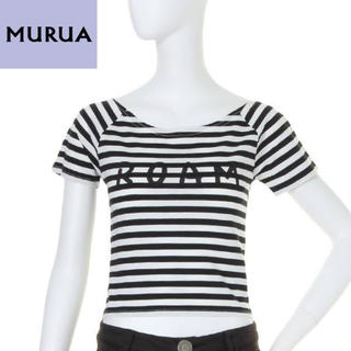 ムルーア(MURUA)のムルーア カットソー MURUA 新品 Tシャツ ROAM ボーダー(Tシャツ(半袖/袖なし))