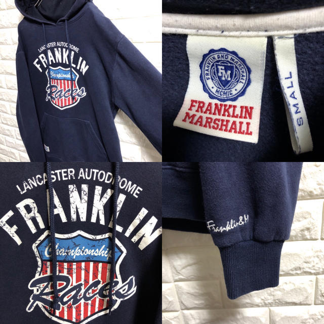 FRANKLIN&MARSHALL(フランクリンアンドマーシャル)の＊フランクリンマーシャル＊スウェットパーカー＊Sサイズ＊ メンズのトップス(パーカー)の商品写真