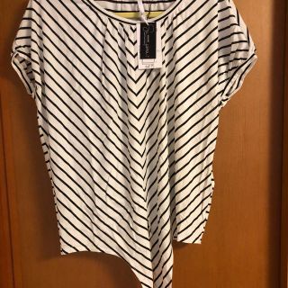 エル(ELLE)のELLE ボーダー Tシャツ トップス　新品(Tシャツ(半袖/袖なし))