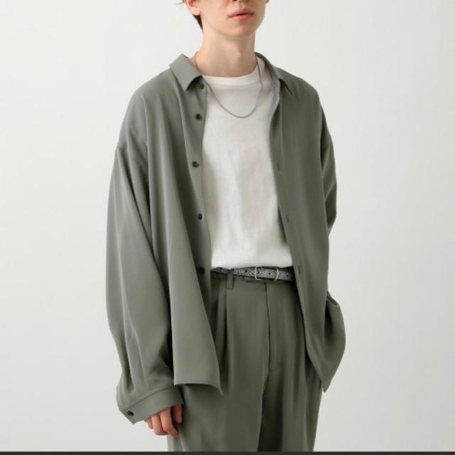 【即完売品】HARE ハレ トロミシャツ グリーン Sサイズ 新品