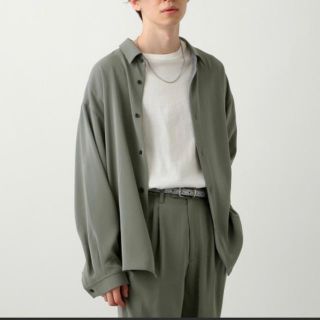 ハレ(HARE)の【即完売品】HARE ハレ トロミシャツ グリーン Sサイズ 新品(シャツ)