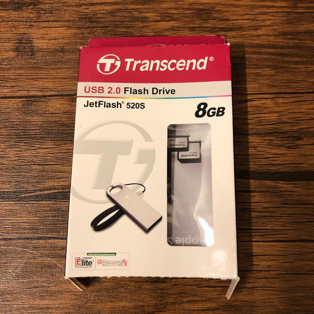 Transcend(トランセンド)のUSB ☆ 8GB Transcend JetFlash 520S スマホ/家電/カメラのPC/タブレット(PC周辺機器)の商品写真