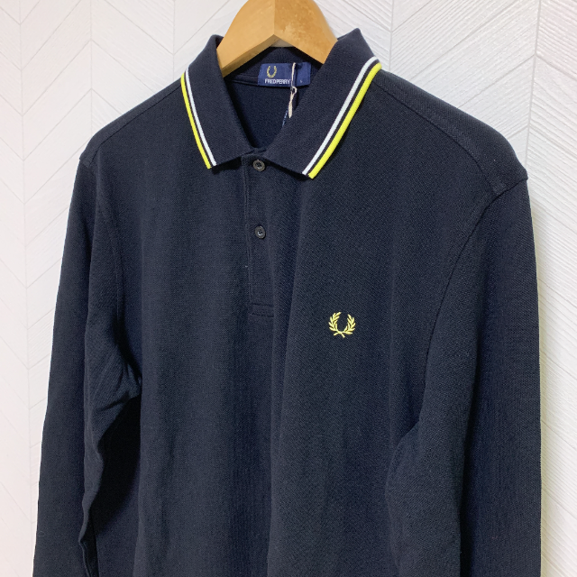 新品 FRED PERRY フレッドペリー ポロシャツ ブラック 黒