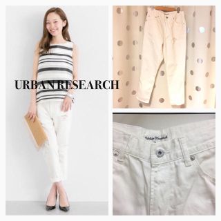 アーバンリサーチ(URBAN RESEARCH)のURクラッシュデニムパンツ(デニム/ジーンズ)