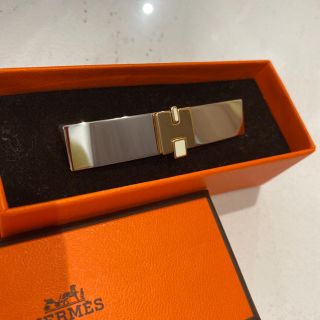 エルメス(Hermes)の値下げ‼️エルメス　髪留め　美品　シルバー(バレッタ/ヘアクリップ)