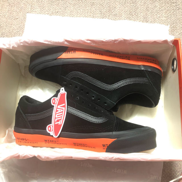 25.5 wtaps vans old skool black orange