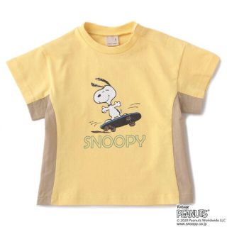 プティマイン(petit main)のプティマイン　PEANUTSコラボTシャツ(Tシャツ/カットソー)