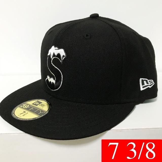 【7 3/8】Supreme S Logo New Era Black