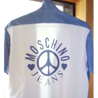 モスキーノ(MOSCHINO)のデニムシャツ(シャツ/ブラウス(半袖/袖なし))