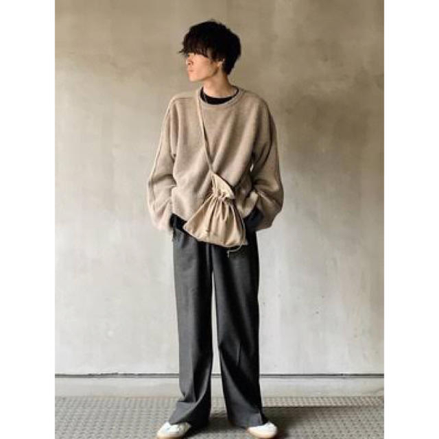 UNUSED(アンユーズド)のyoke 19aw 7G OVERSIZED HALF CARDIGAN メンズのトップス(ニット/セーター)の商品写真