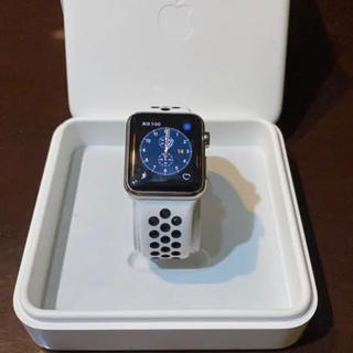 アップル(Apple)のアップルウォッチ 初代 38㎜ ステンレス(腕時計(デジタル))
