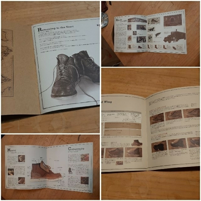REDWING(レッドウィング)の★Redwing 付属品 冊子１つ しおり3つ　計4個セット メンズの靴/シューズ(ブーツ)の商品写真