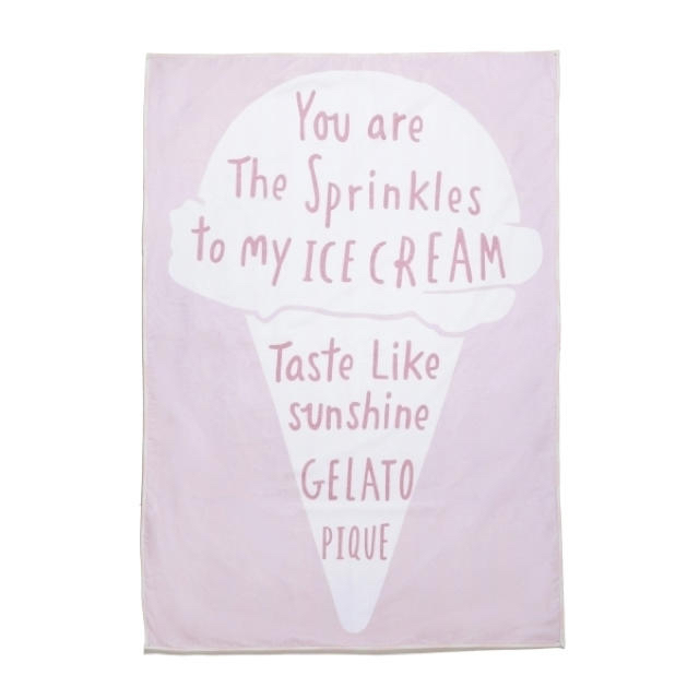 gelato pique(ジェラートピケ)のジェラートピケ　アイスクリーム　ビーチマット レディースのファッション小物(その他)の商品写真