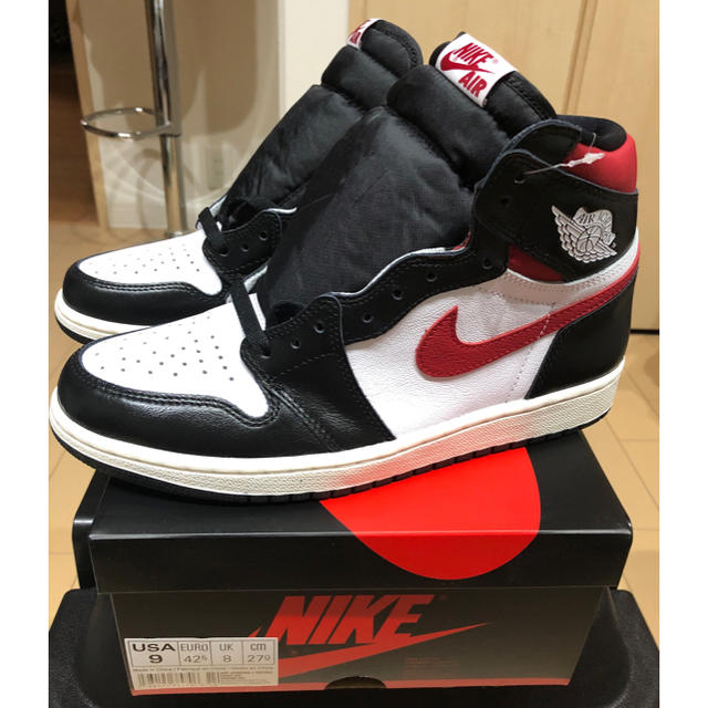 AIR JORDAN 1 RETRO HIGH OG BLACK 27cm