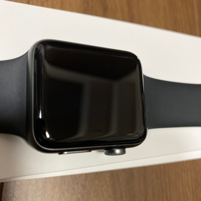 Apple(アップル)のアップルウォッチ3 42mm 美品 メンズの時計(腕時計(デジタル))の商品写真