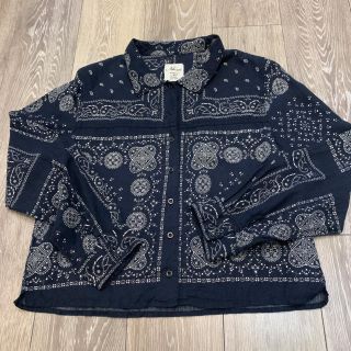 ニコアンド(niko and...)の☆複数購入で10%OFF☆ 【ニコアンド 】バンダナ柄シャツ(シャツ/ブラウス(長袖/七分))