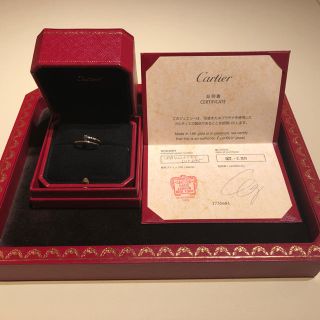 カルティエ(Cartier)の【6日まで特別お値下げ‼️即発送】カルティエ　ジュストアンクルWGリング(リング(指輪))