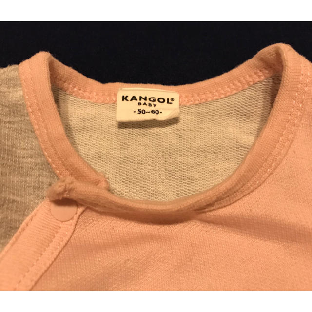 KANGOL(カンゴール)の【ベビー服♡50-60】カンゴール ピンク 新生児 キッズ/ベビー/マタニティのベビー服(~85cm)(ロンパース)の商品写真