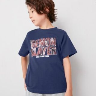 ジーユー(GU)のGU 鬼滅の刃 グラフィックＴシャツ(Tシャツ/カットソー)