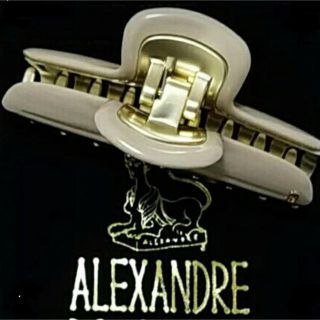 アレクサンドルドゥパリ(ALEXANDRE DE PARIS)のALEXANDRE DE PARIS クリップ ヴァンドーム L ピンクベージュ(バレッタ/ヘアクリップ)