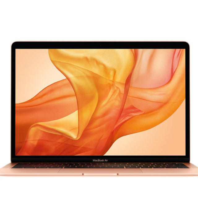 Apple(アップル)の【新品未使用未開封】MacBook Air 13.3インチ 2019 ゴールド スマホ/家電/カメラのPC/タブレット(ノートPC)の商品写真