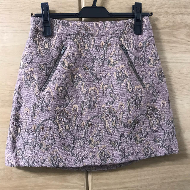 SNIDEL(スナイデル)のsnidel ジャカードスクエアミニスカート ピンク 新品未使用 レディースのスカート(ミニスカート)の商品写真
