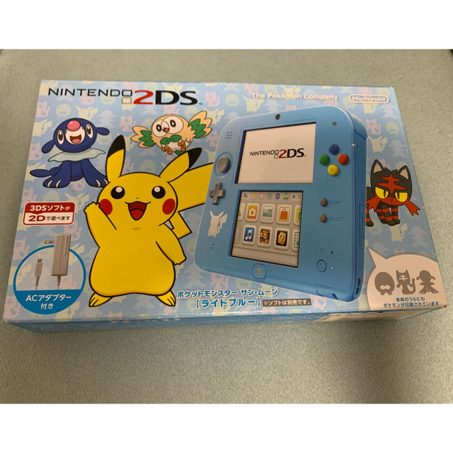 Nintendo  2DS  ポケットモンスター　ライトブルーゲームソフト/ゲーム機本体