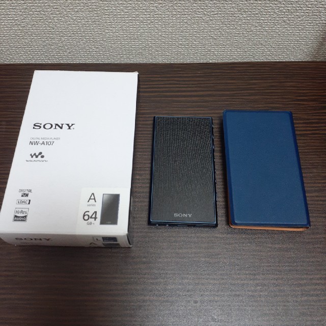 【SONY】WALKMAN（NW-A107）ブルー　64GB