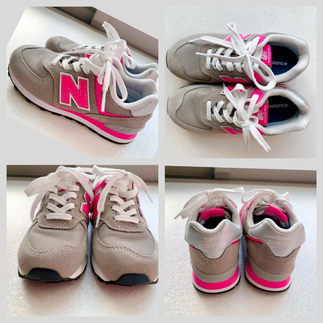 New Balance(ニューバランス)の【日本未入荷♡海外限定 】ニューバランス♡574 キッズ 18.5cm グレー キッズ/ベビー/マタニティのキッズ靴/シューズ(15cm~)(スニーカー)の商品写真