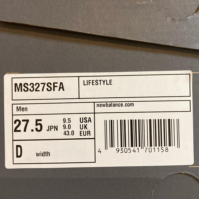 New Balance(ニューバランス)のニューバランス　MS327  グリーン メンズの靴/シューズ(スニーカー)の商品写真
