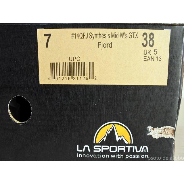 LA SPORTIVA(スポルティバ)の★ スポルティバ シンセシス GTX 24㎝ EU38 ゴアテックス スポーツ/アウトドアのアウトドア(登山用品)の商品写真
