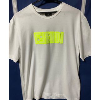 フェンディ(FENDI)のFENDI 蛍光ロゴTシャツ　美品正規品(Tシャツ/カットソー(半袖/袖なし))