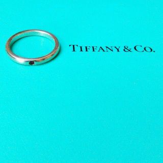 大セール!TIFFANYシルバーxガーネットリング送料込み 保護袋あり