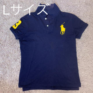 ラルフローレン(Ralph Lauren)のラルフローレン　ポロシャツ　レディース　ネイビー　Lサイズ(ポロシャツ)