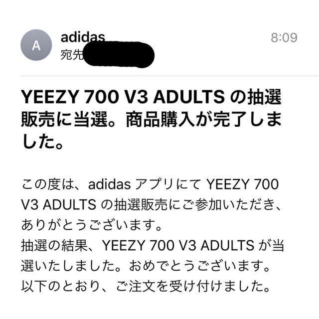 adidas(アディダス)のADIDAS YEEZY 700 V3 "ARZARETH" メンズの靴/シューズ(スニーカー)の商品写真