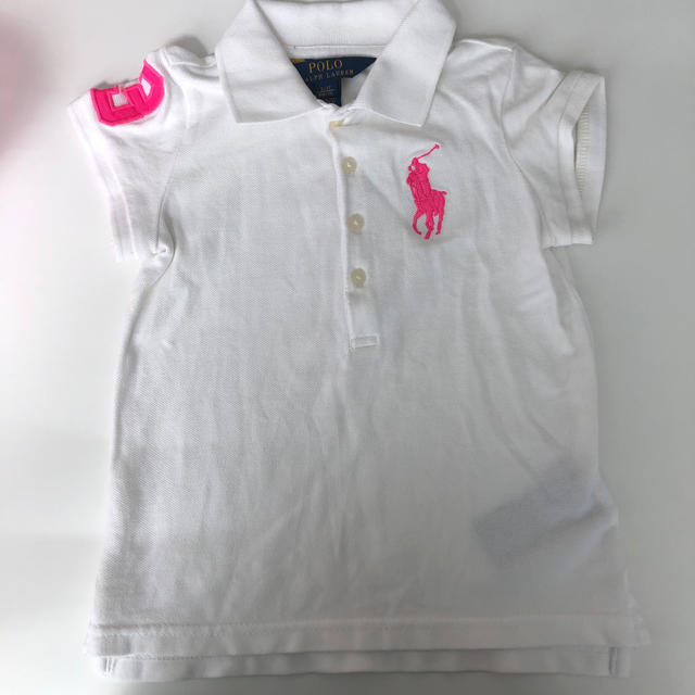 POLO RALPH LAUREN(ポロラルフローレン)のラルフローレンポロシャツ100センチ キッズ/ベビー/マタニティのキッズ服女の子用(90cm~)(Tシャツ/カットソー)の商品写真