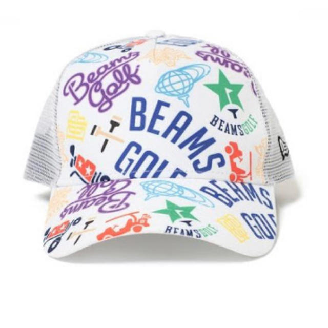 ビームスゴルフ マルチロゴ NEW ERA×BEAMS GOLF キャップ　①