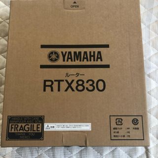 ヤマハ(ヤマハ)のYAMAHA ギガアクセスルーターRTX830(PC周辺機器)