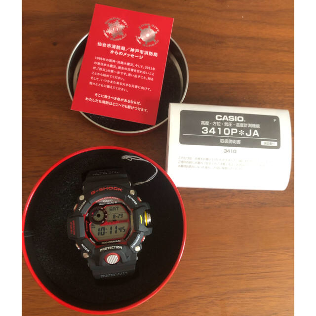 時計新品レンジマン G-SHOCK 緊急消防援助隊 gw-9400nfst-1ajr