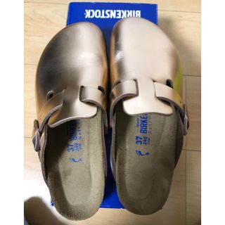 ビルケンシュトック(BIRKENSTOCK)の【BIRKENSTOCK】ボストン　ソフトベッド　メタリックコッパー(サンダル)