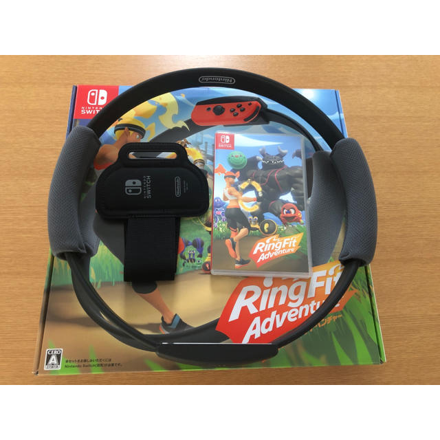 Nintendo Switch(ニンテンドースイッチ)のリングフィットアドベンチャー エンタメ/ホビーのゲームソフト/ゲーム機本体(家庭用ゲームソフト)の商品写真