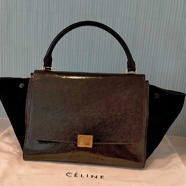 【希少✨】celine セリーヌ トラペーズ ラージ トートバッグ ハンドバッグ